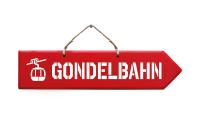 Wegweiser - Gondelbahn