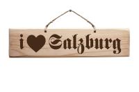 Schild - I love Salzburg