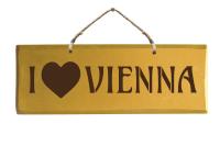 Schild - I love Vienna