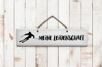 Schild - Leidenschaft Skiing