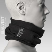 100% Merino Neckwarmer, Black
