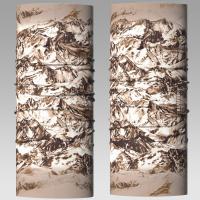 Neckwarmer: Walnut Ink Mountain