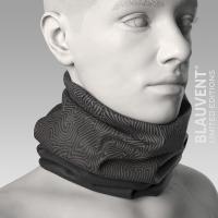 Neckwarmer: Silent Drift Black