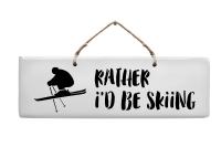 Schild - Rather Skiing
