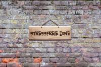 Schild - Stressfreie Zone