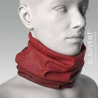 Neckwarmer: Silent Drift Red
