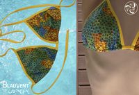 Floret bikini top