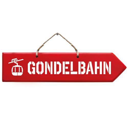 Wegweiser - Gondelbahn