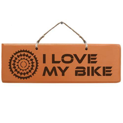 Schild - I love my Bike