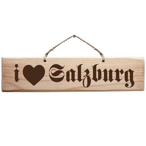 Schild - I love Salzburg