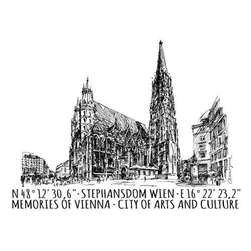 Postcard - Stephansdom Vienna (Set of 5)